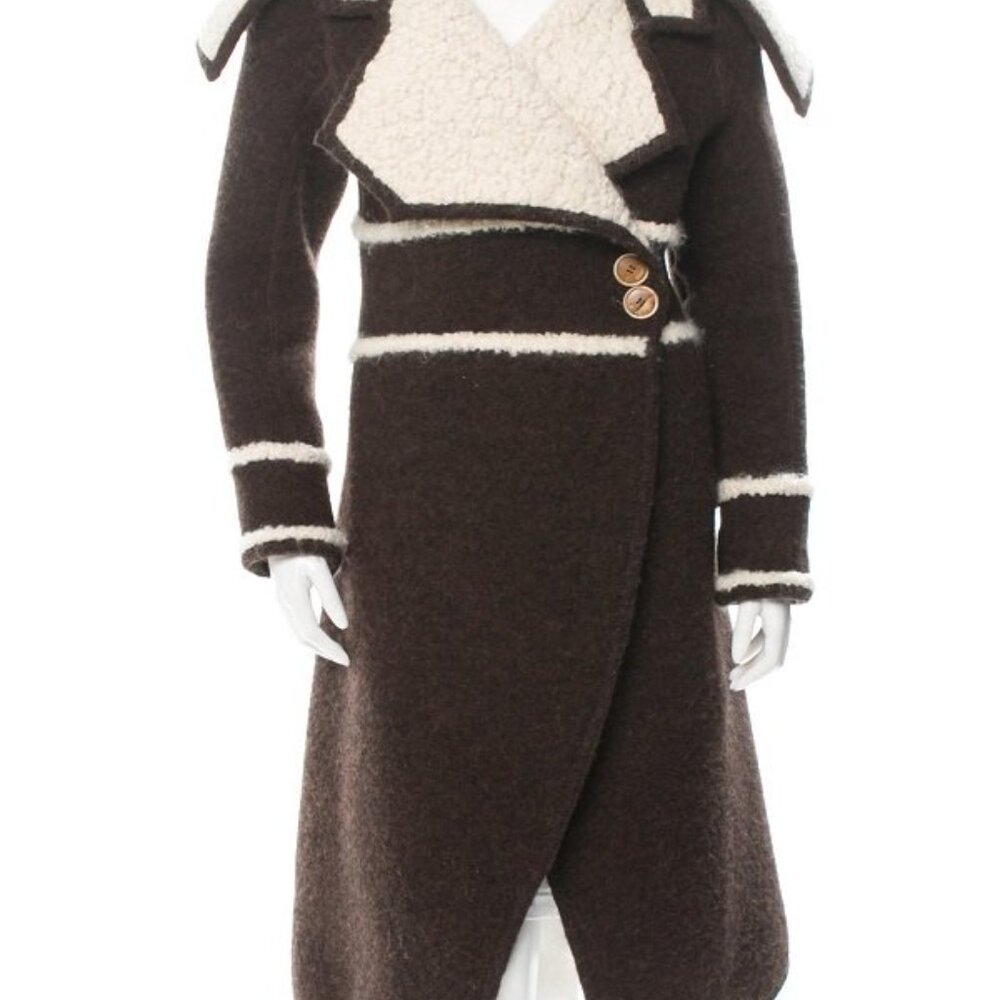Black Wool Coat Worn once The Holiday Coat